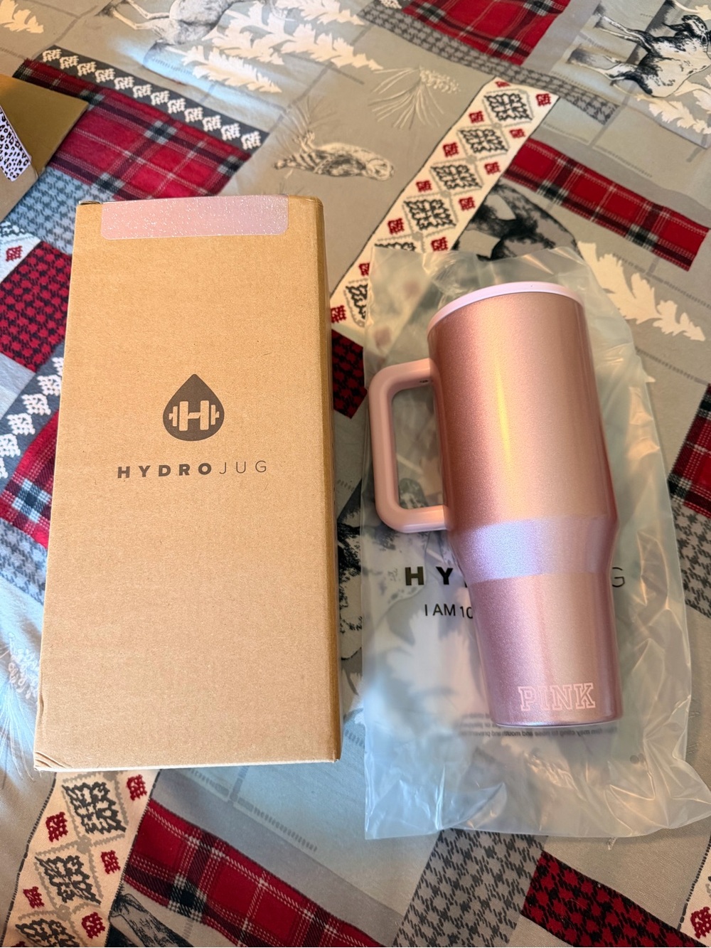 PINK Hydrojug 40 Oz Traveler
